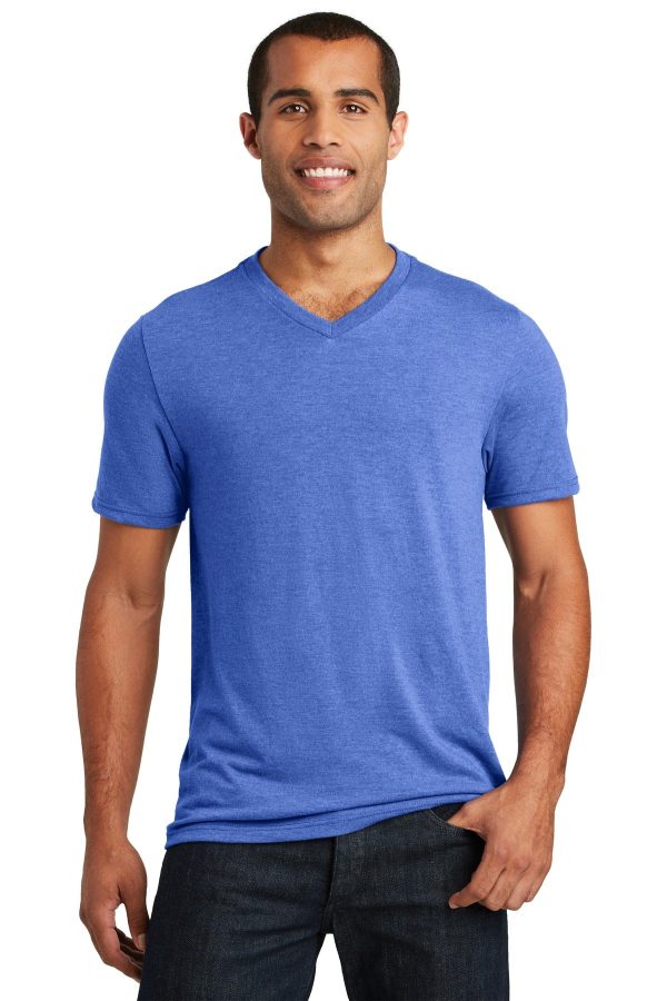 District ®  Perfect Tri® V-Neck Tee. DT1350 - Image 4