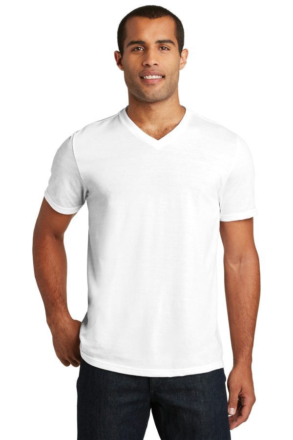 District ®  Perfect Tri® V-Neck Tee. DT1350 - Image 5