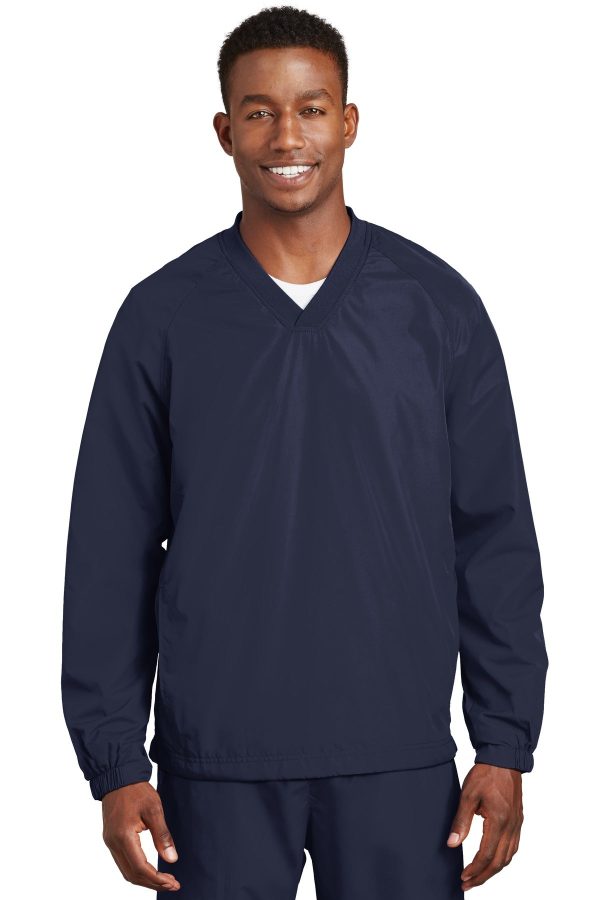 Sport-Tek® V-Neck Raglan Wind Shirt. JST72 - Image 5