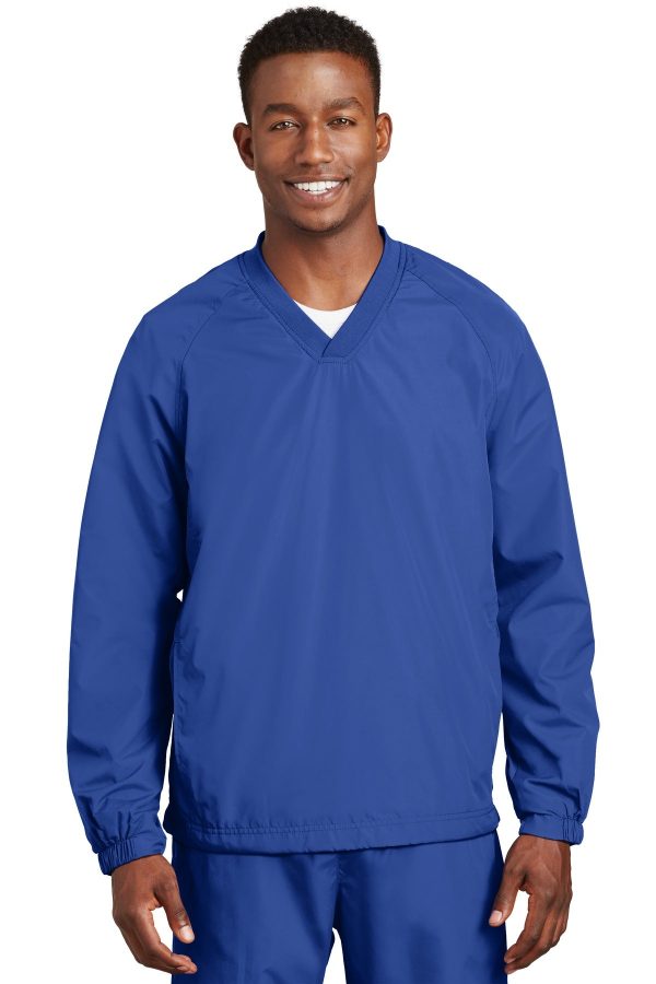 Sport-Tek® V-Neck Raglan Wind Shirt. JST72 - Image 7