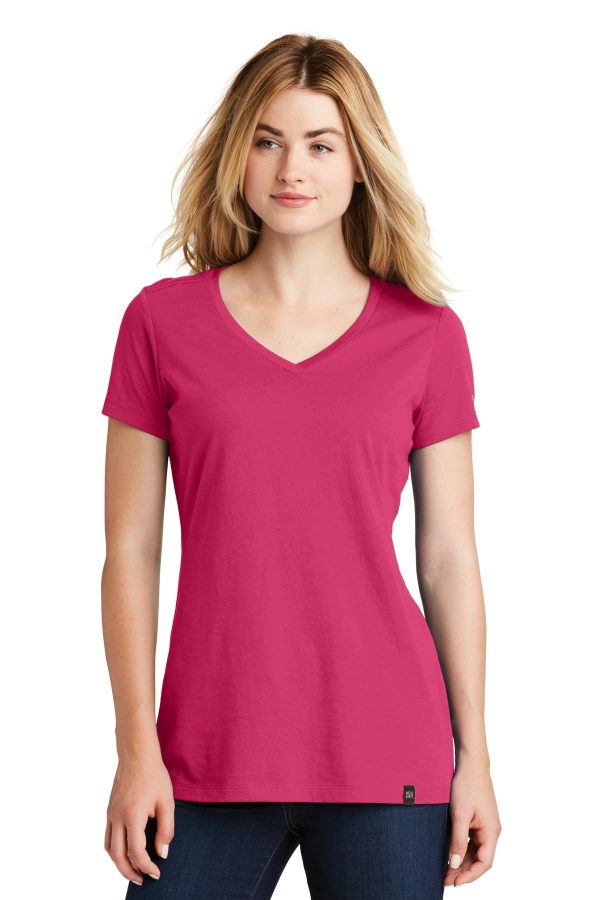 New Era ® Ladies Heritage Blend V-Neck Tee. LNEA101 - Image 3