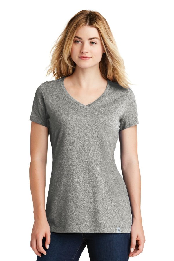 New Era ® Ladies Heritage Blend V-Neck Tee. LNEA101 - Image 5