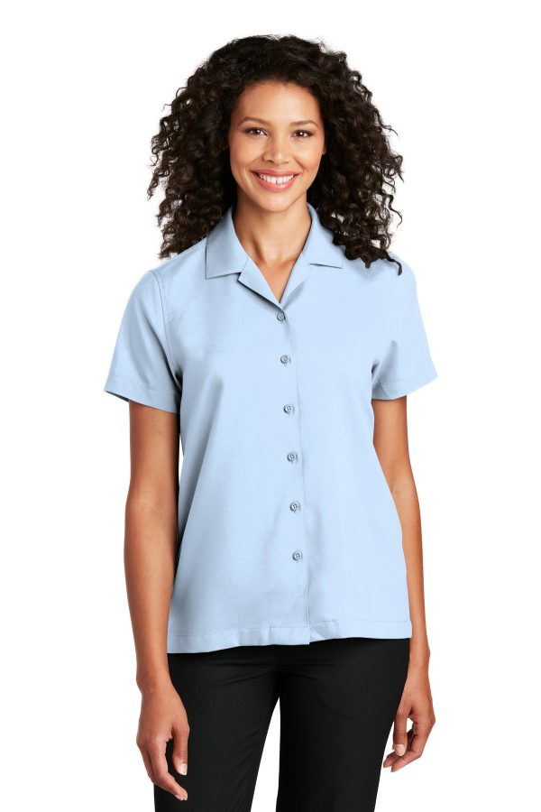 Port Authority ® Ladies Short Sleeve Performance Staff Shirt LW400 - Image 2