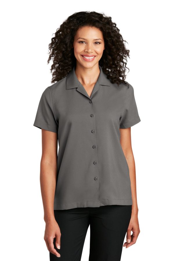 Port Authority ® Ladies Short Sleeve Performance Staff Shirt LW400 - Image 3