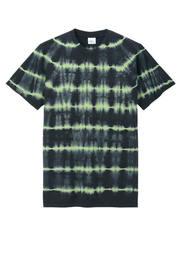 Port & Company Allover Stripe Tie-Dye Tee PC142