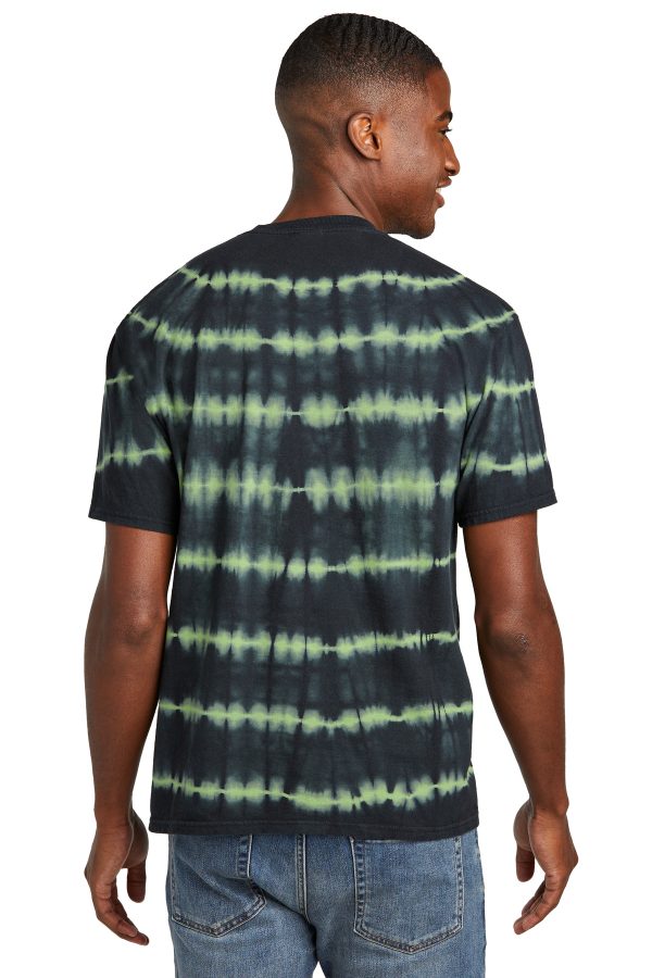 Port & Company Allover Stripe Tie-Dye Tee PC142 - Image 4