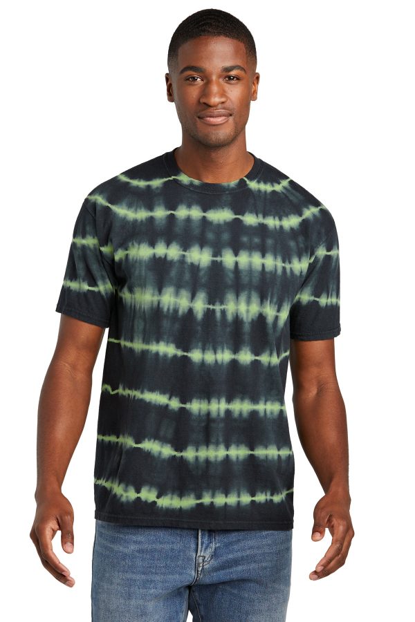 Port & Company Allover Stripe Tie-Dye Tee PC142 - Image 3