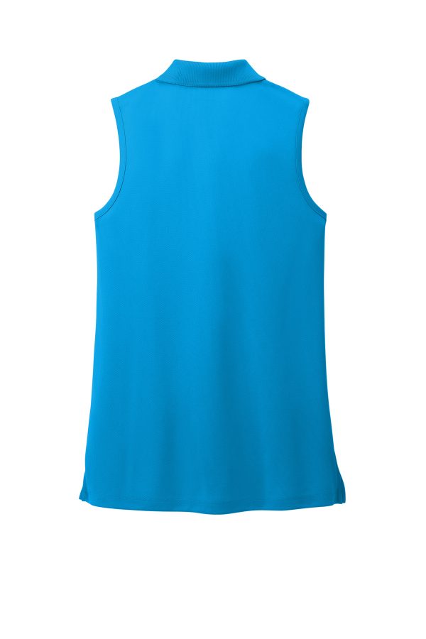 Port Authority Ladies Dry Zone UV Micro-Mesh Sleeveless Polo LK110SV - Image 2