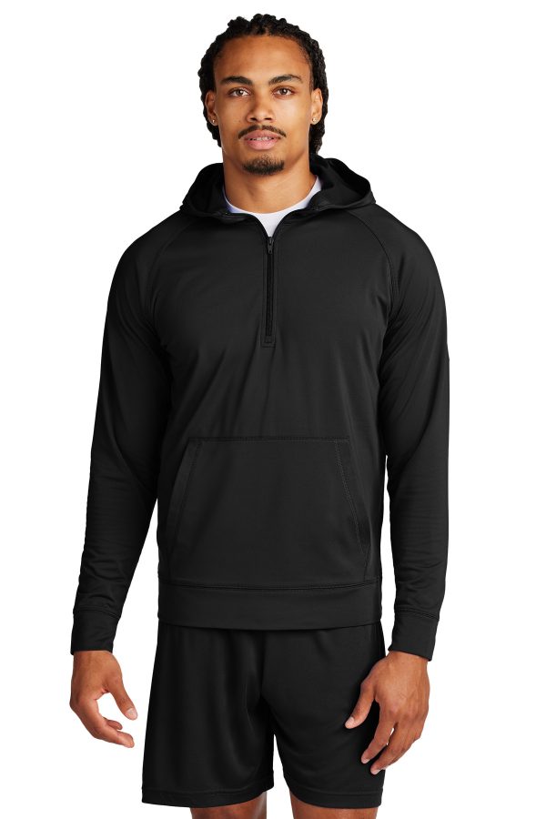 Sport-Tek Sport-Wick Stretch 1/2-Zip Hoodie ST856 - Image 3