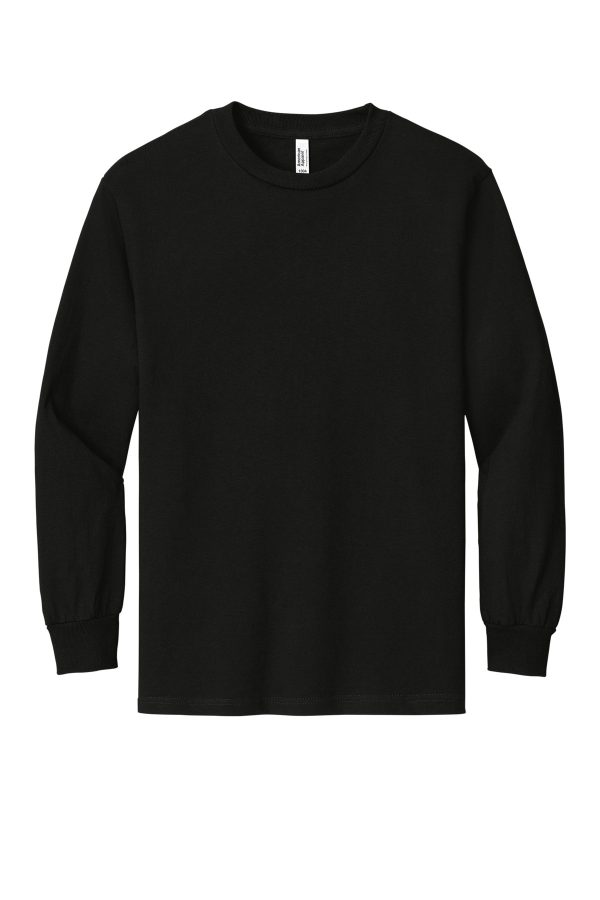 American Apparel Heavyweight Unisex Long Sleeve T-Shirt 1304 - Image 3