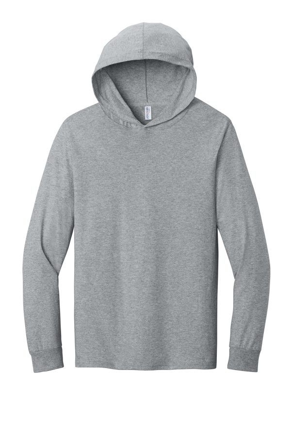 Jerzees Classics Unisex Cotton Long Sleeve Hooded T-Shirt 363LH - Image 3