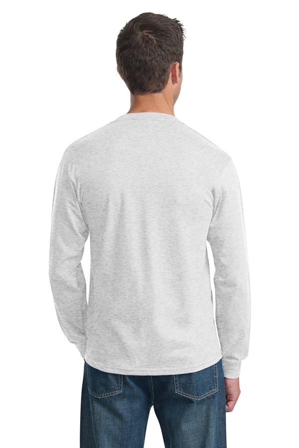 DISCONTINUED Fruit of the Loom HD Cotton 100% Cotton Long Sleeve T-Shirt. 4930 - Image 2