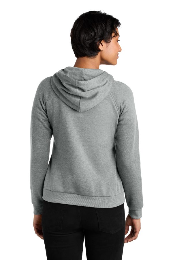 Allmade Women's Organic CVC Fleece Full-Zip Hoodie AL5003 - Image 2