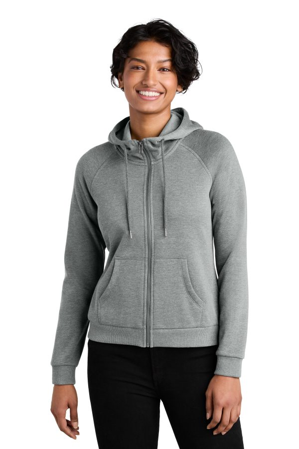 Allmade Women's Organic CVC Fleece Full-Zip Hoodie AL5003