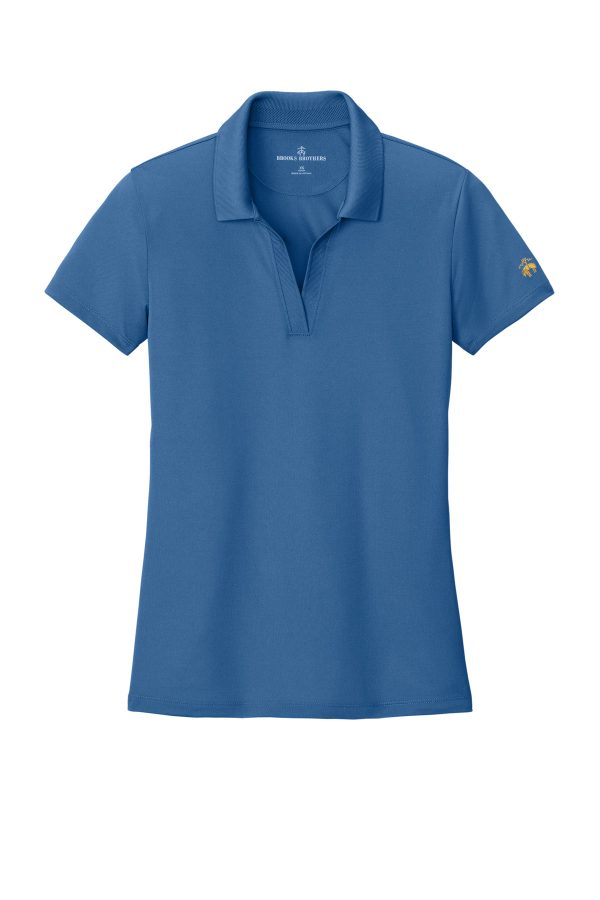 Brooks Brothers Women's Mesh Pique Performance Polo BB18221 - Image 3