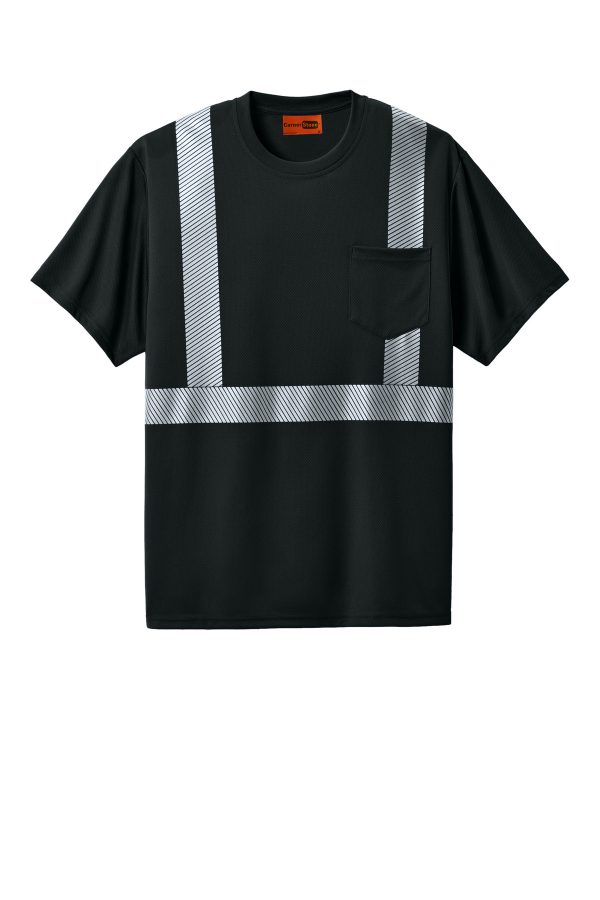 CornerStone Enhanced Visibility Segmented Tape Tee CS206 - Image 3