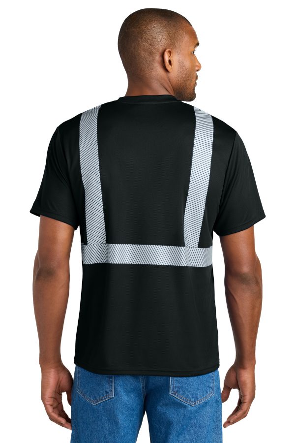 CornerStone Enhanced Visibility Segmented Tape Tee CS206 - Image 2