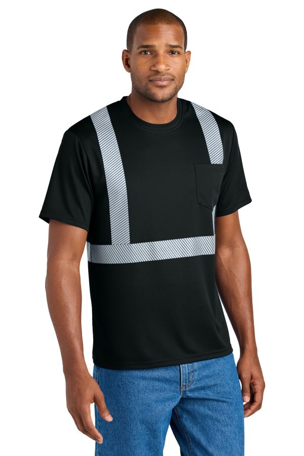 CornerStone Enhanced Visibility Segmented Tape Tee CS206