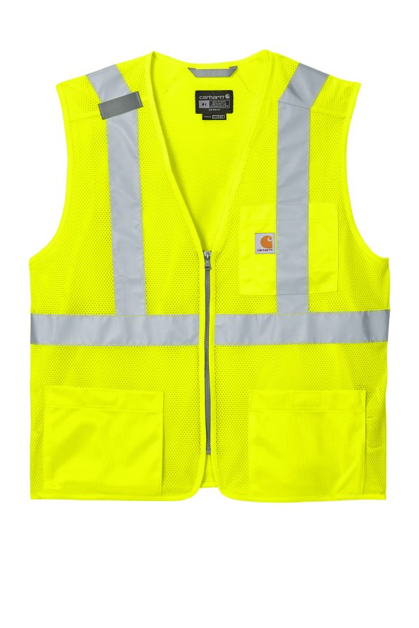 Carhartt ANSI Class 2 Mesh Zip-Front Vest CT106171 - Image 3