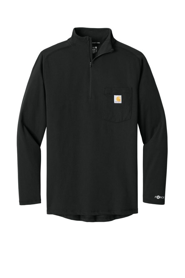 Carhartt Force 1/4-Zip Long Sleeve T-Shirt CT106660 - Image 3