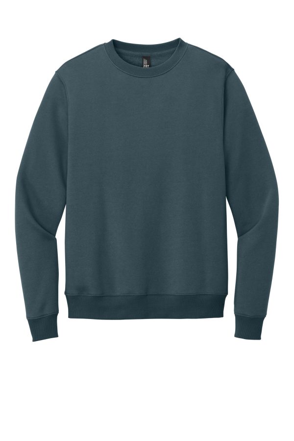 District Perfect Weight Fleece Crew DT1106 - Image 3