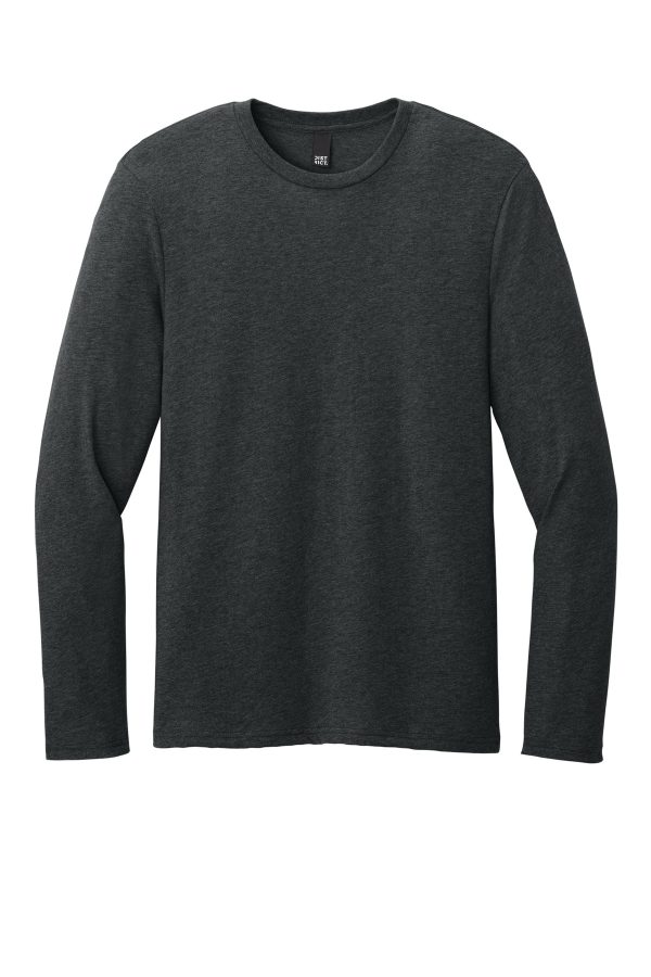 District Perfect Weight CVC Long Sleeve Tee DT185 - Image 3