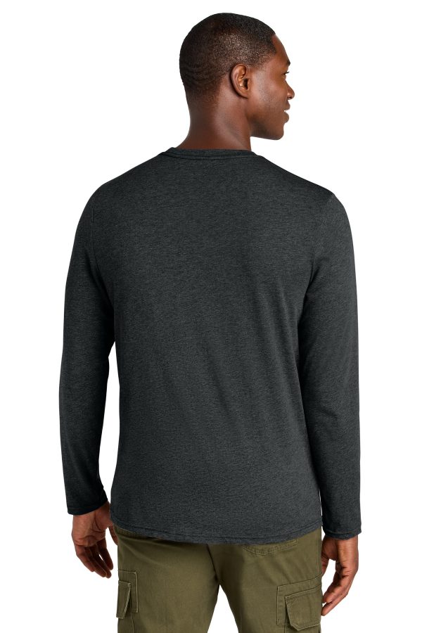 District Perfect Weight CVC Long Sleeve Tee DT185 - Image 2