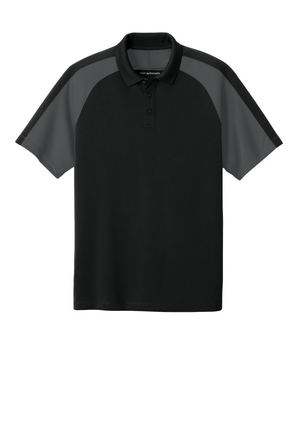 Port Authority Wearever Performance Pique Colorblock Polo K247 - Image 3