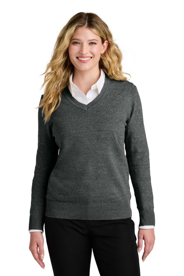 Port Authority Women's Easy Care V-Neck Sweater LSW2850