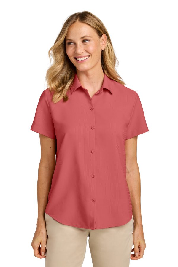 Port Authority Women's Short Sleeve UV Dockside Shirt LW963