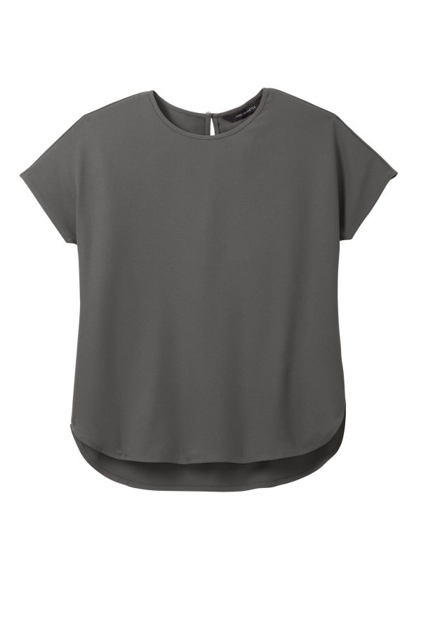 Mercer+Mettle Women's Stretch Crepe Crew MM2015 - Image 3