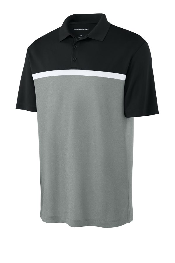 Sport-Tek UV Micropique Colorblock Polo ST741 - Image 3