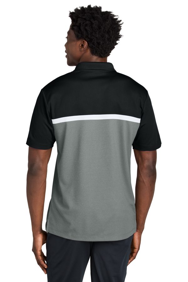 Sport-Tek UV Micropique Colorblock Polo ST741 - Image 2