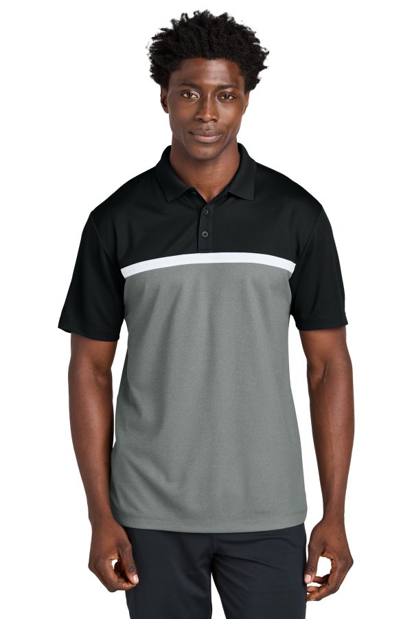 Sport-Tek UV Micropique Colorblock Polo ST741