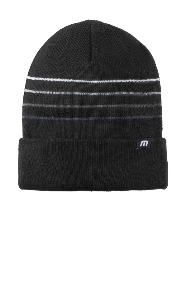 TravisMathew Striped Cuffed Beanie TM1MY393 - Image 2