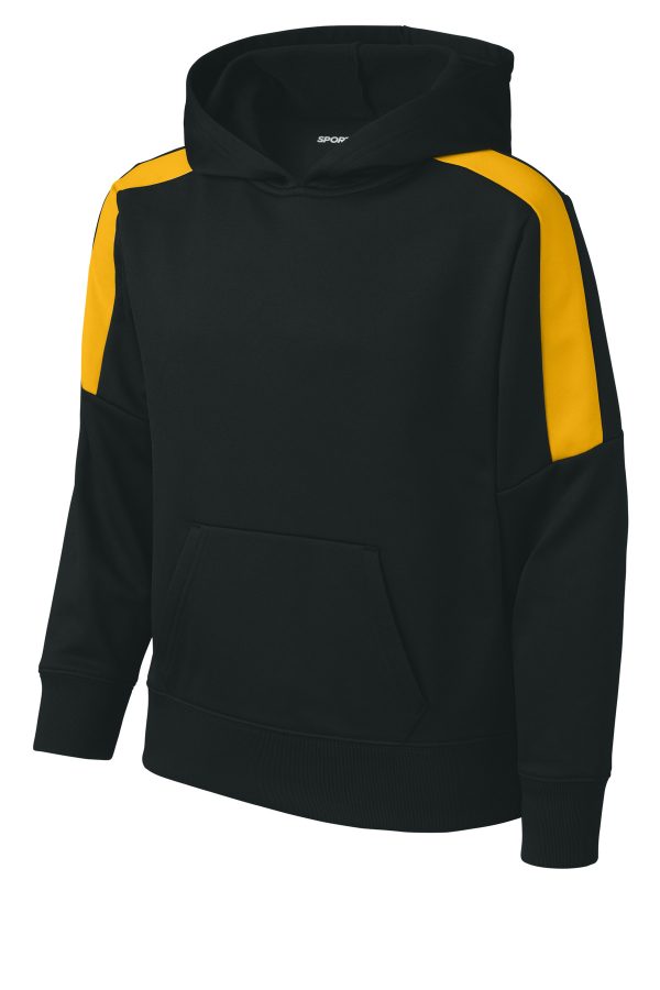 Sport-Tek Youth Sport-Wick Fleece United Pullover Hoodie YST255 - Image 3