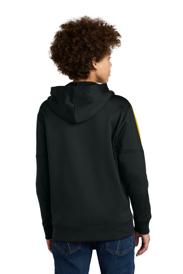 Sport-Tek Youth Sport-Wick Fleece United Pullover Hoodie YST255 - Image 2