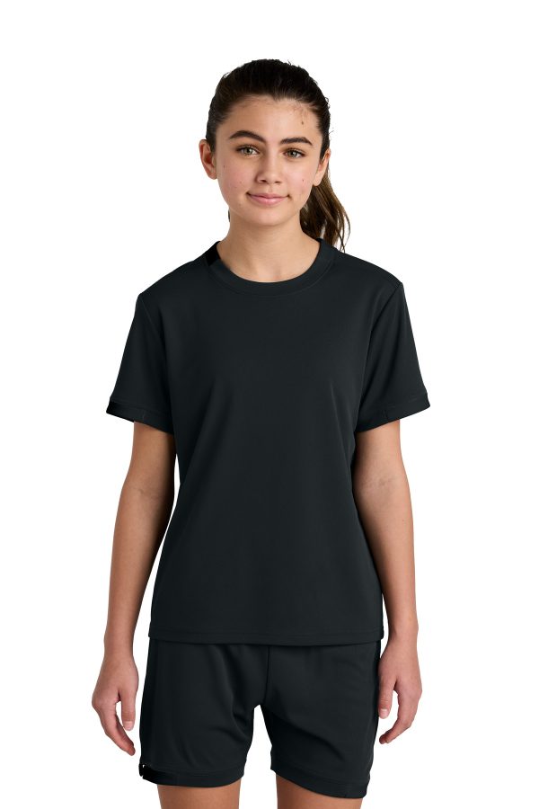 Sport-Tek Youth Club Short Sleeve Crew YST440