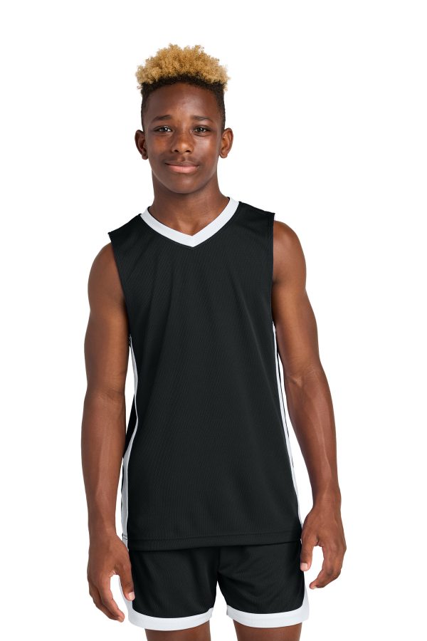 Sport-Tek Youth Rival Basketball Rev Jersey YST900