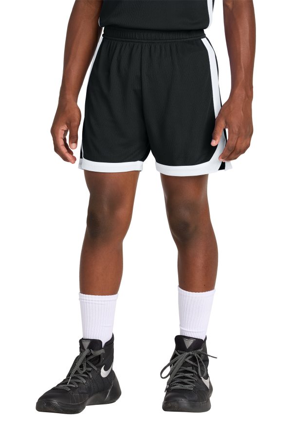 Sport-Tek Youth Rival Basketball 5  Short YST901